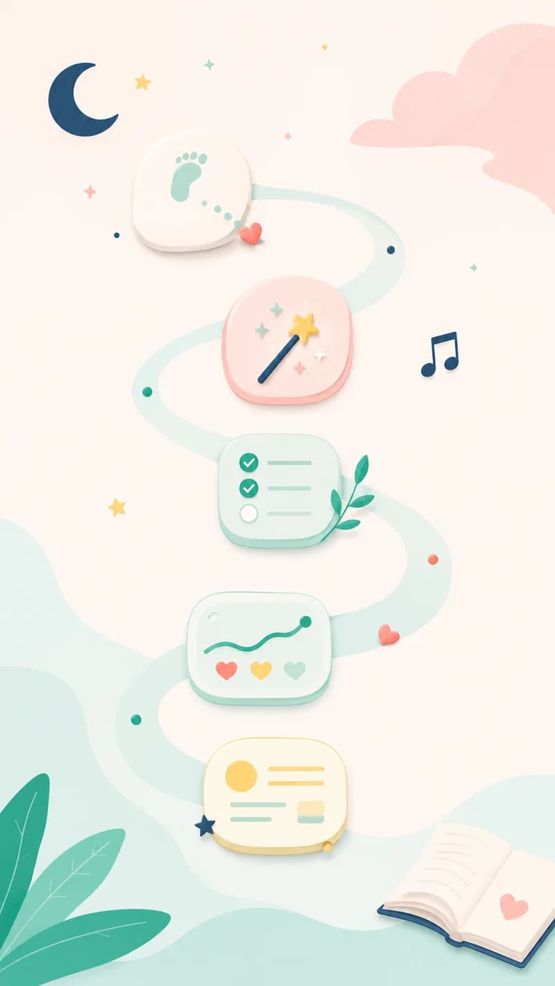 Illustrated Mama Wave family journey