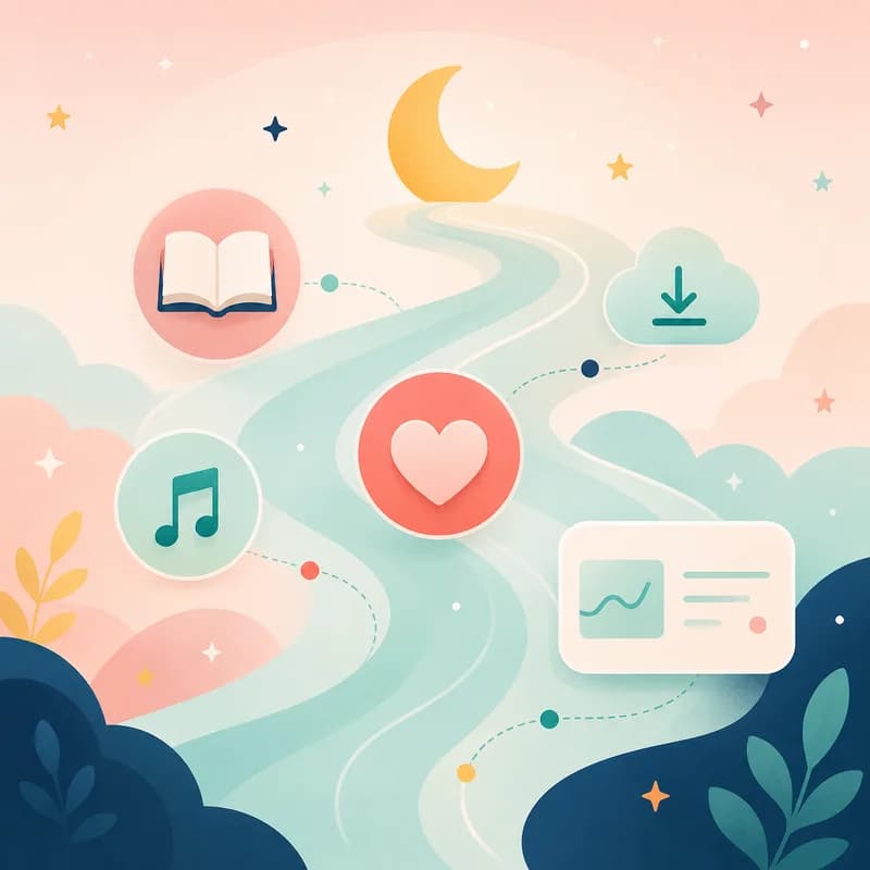 Mama Wave family journey illustration