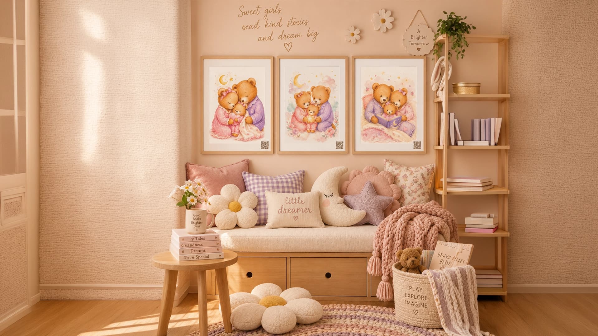 Goodnight, Little Princess-Family Bedtime product mockup displayed in a family space.