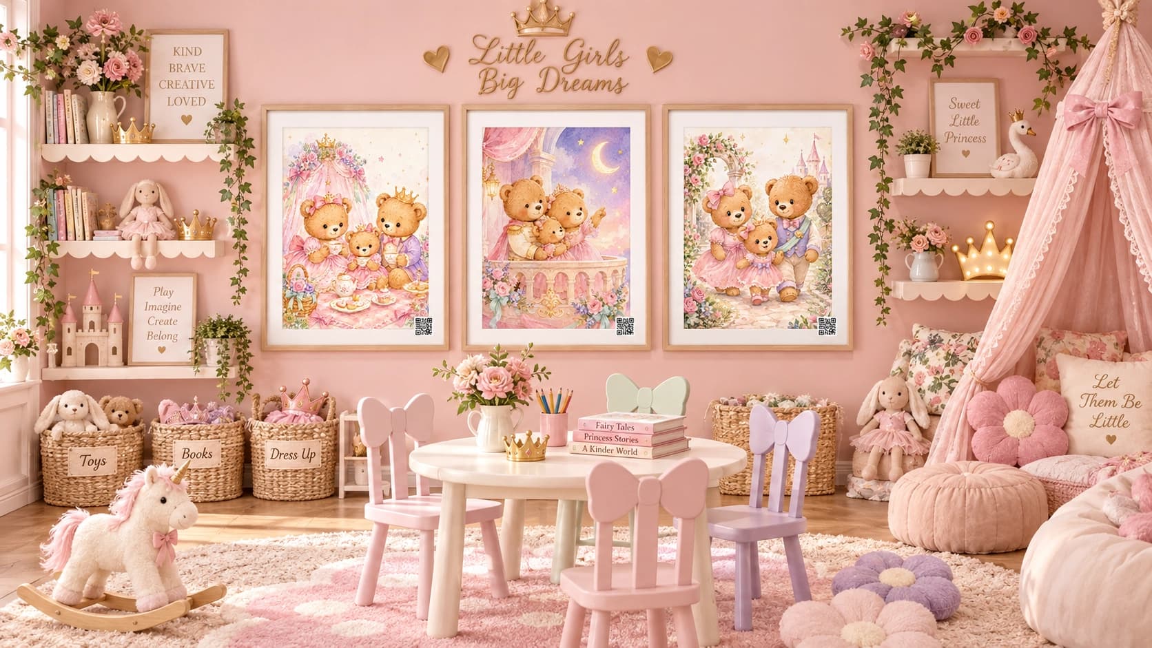 Teddy Girl Family Trip- Family Collection product mockup displayed in a family space.
