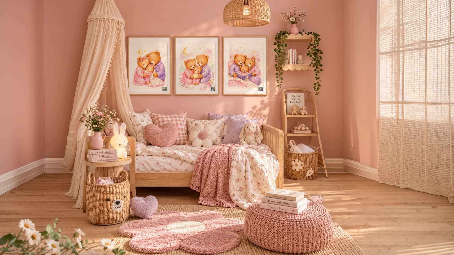 Goodnight, Little Princess-Family Bedtime product mockup displayed in a family space.